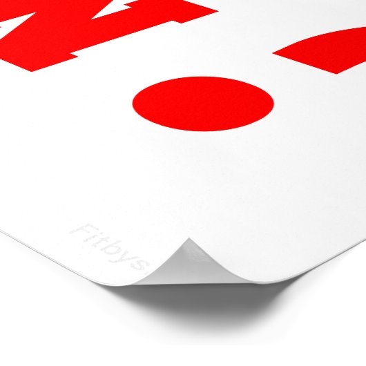 Zo niet nu. Wanneer? Poster (Hoek)