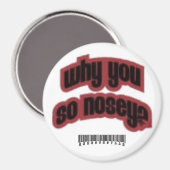 Zo nieuwsgierig magneet (Voorkant / Achterkant)