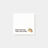 Zo nu en dan Funny Taco Post-It Notes (Voorkant)