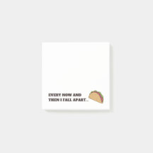 Zo nu en dan Funny Taco Post-It Notes