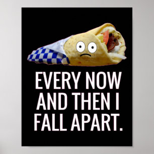 Zo nu en dan Herfst ik Gyro Greek Fun Foo uit elka Poster