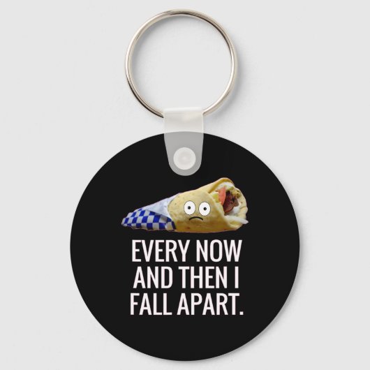 Zo nu en dan Herfst ik Gyro Greek Fun Foo uit elka Sleutelhanger (Voorkant)