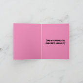 Zo oneindig trots op jou (Roze) Kaart (Binnen)