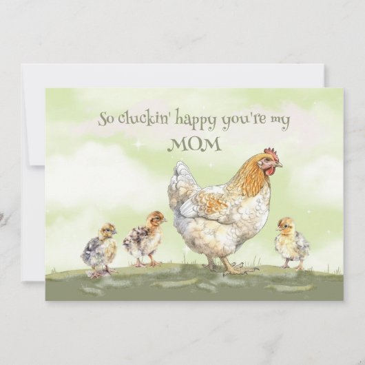 Zo ongelofelijk blij dat jij mijn MOEDER bent Moed Feestdagenkaart (Voorkant)