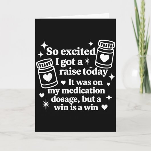 Zo opgewonden dat ik vandaag een salarisverhoging kaart (Voorkant)