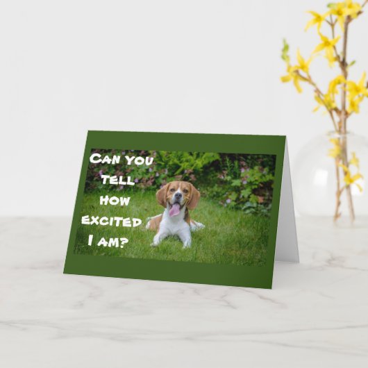 ZO OPGEWONDEN EN HOOP DAT JE VERJAARDAG GELUKKIG I KAART (Gele Bloem)