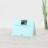Zo Otterse Schattigee Zee Otter notecard Kaart (Achterkant)