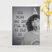 Zo oud als jij kaart (Gele Bloem)