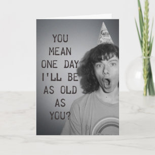 Zo oud als jij kaart