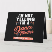 Zo praten we met grappige dansinstructeur Dance Te Kaart (Achterkant)