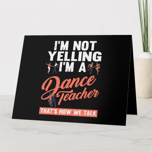 Zo praten we met grappige dansinstructeur Dance Te Kaart (Voorkant)