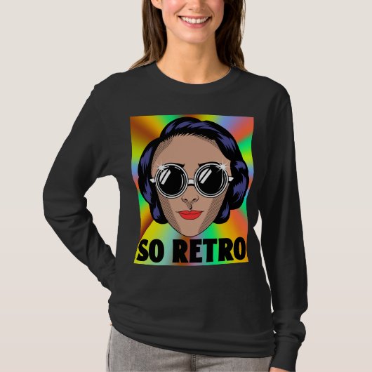 ZO RETRO DAMES VROUWEN MOEDER VROUW T-Shirts (Voorkant)