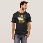 Zo roei ik watersport t-shirt (Voorkant volledig)
