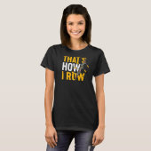 Zo roei ik watersport t-shirt (Voorkant volledig)