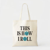 Zo rol ik 20 side Dice Tote Bag (Voorkant)