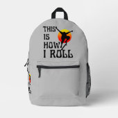 Zo rol ik bedrukte rugzak (Voorkant)