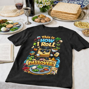 Zo Rol Ik Bij Pasen Grappige Matzah T-shirt