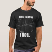 Zo rol ik F18 Hornet Roll Gauge Indicator T-shirt (Voorkant)