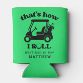 Zo rol ik Golfer Dad Vaderdag Cooler (Achterkant)