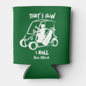 Zo rol ik golfkar Golfer Dad Beer Koozie (Voorkant)
