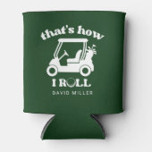 Zo rol ik golfkar Golfer Pap Blikjeskoeler (Voorkant)