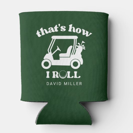 Zo rol ik golfkar Golfer Pap Blikjeskoeler (Achterkant)