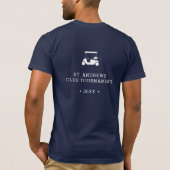 Zo rol ik | Golftoernooi op maat T-shirt (Achterkant)