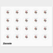 Zo rol ik grappig design ronde sticker (Vel)