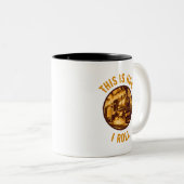 Zo rol ik historische treinliefhebbers tweekleurige koffiemok (Voorkant rechts)