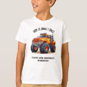Zo rol ik Monster Truck Birthday T-shirt (Voorkant)