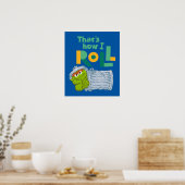 Zo rol ik nu eenmaal poster (Keuken)