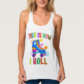 Zo rol ik - Roller Skaten Tanktop (Voorkant)