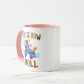 Zo Rol Ik - Rolschaatsen Mok (Voorkant links)