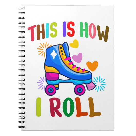 Zo Rol Ik - Rolschaatsen Notitieboek (Voorkant)