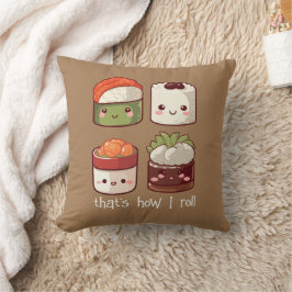 Zo rol ik Schattige Kawaii Sushi Kussen