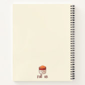 Zo rol ik Schattige Kawaii Sushi Notitieboek (Achterkant)