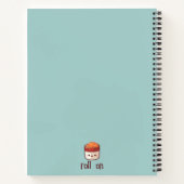 Zo rol ik Schattige Kawaii Sushi Notitieboek (Achterkant)