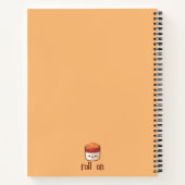 Zo rol ik Schattige Kawaii Sushi Notitieboek (Achterkant)
