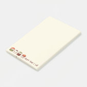 Zo rol ik Schattige Kawaii Sushi Post-it® Notes (Schuin)