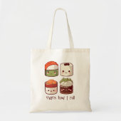 Zo rol ik Schattige Kawaii Sushi Tote Bag (Voorkant)