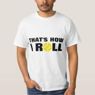 Zo Rol Ik tennis t-shirt citaat
