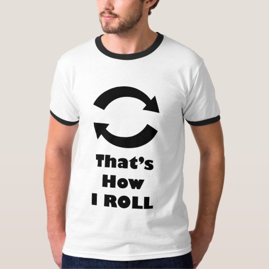 Zo ROLL Ringer T-shirt (Voorkant)