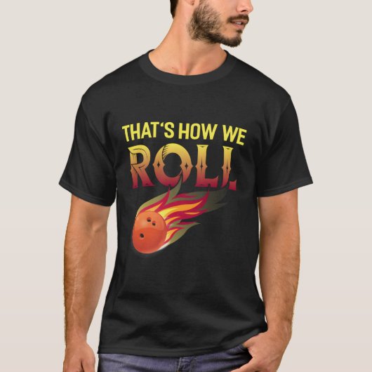 Zo rollen we bowlingbowling t-shirt (Voorkant)