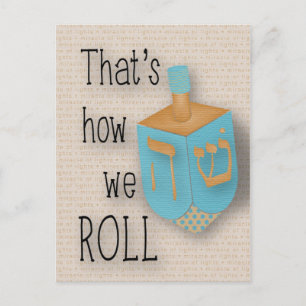 Zo rollen we. briefkaart