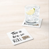 "Zo rollen we" Camper Kartonnen Onderzetters (Insitu)