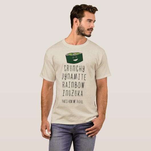 Zo rollen we. Inuzuka T-shirt (Voorkant volledig)