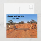 Zo rood als ze zijn briefkaart (Voorkant / Achterkant)