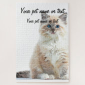 Zo Schattig en Cute, Ragdoll Cat Legpuzzel (Verticaal)