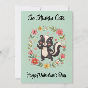 Zo Schattig Gelukkig Valentijnsdag Feestdagenkaart