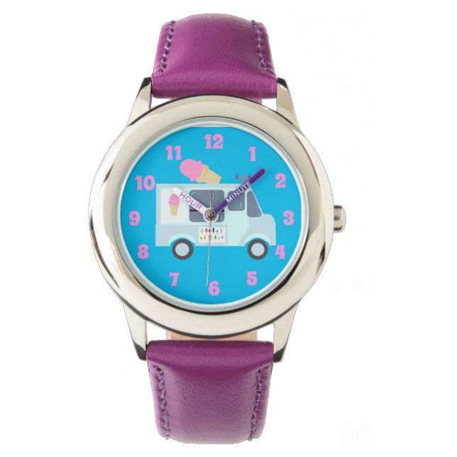 Zo schattig ijs truck horloge (Voorkant)